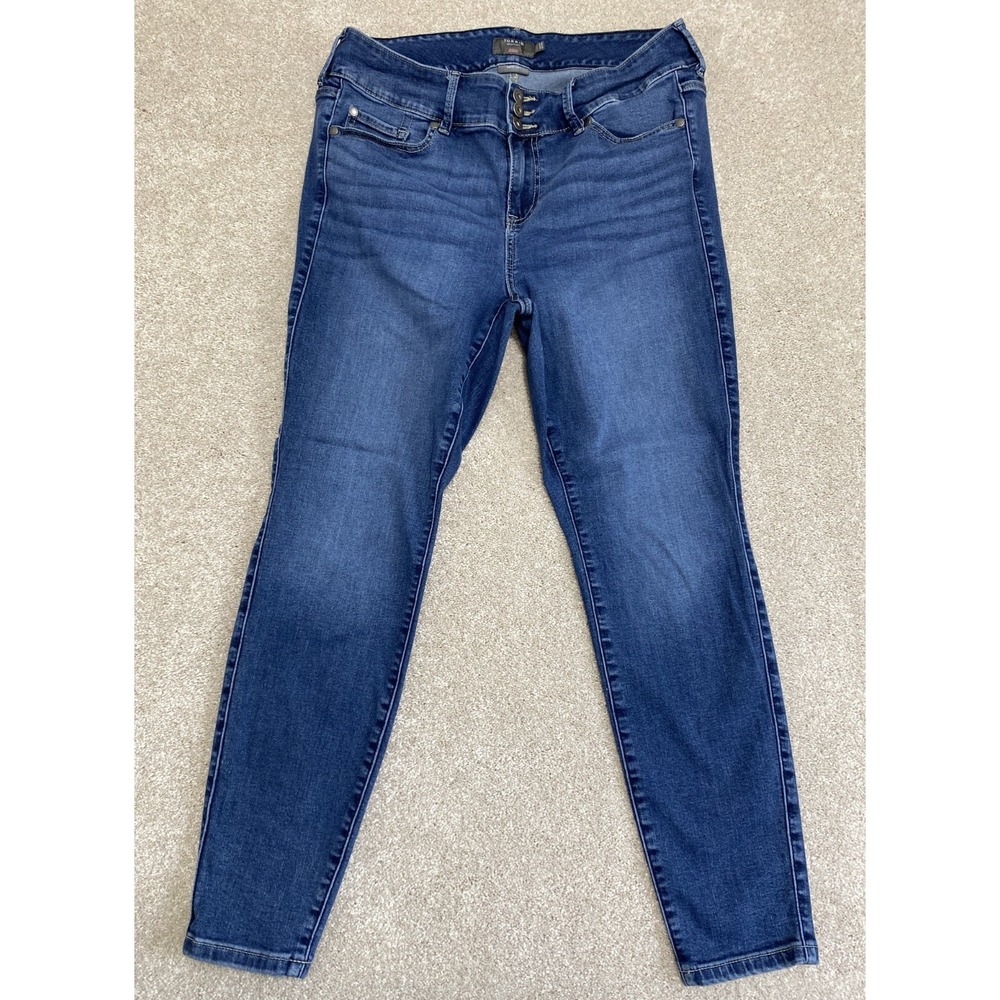 Torrid Jegging Super Soft Women's 16R Feel the Fit Crop Blue Jeans